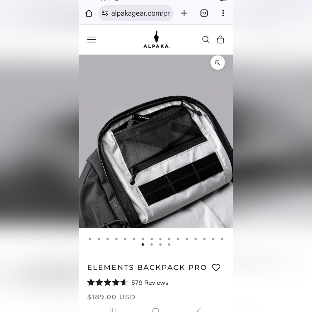 Alpaka Elements Backpack PRO NWT - image 7